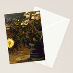 Van Gogh Still Life Bouquet of Daisies Vector Art Stationery Card Gallery Image 2