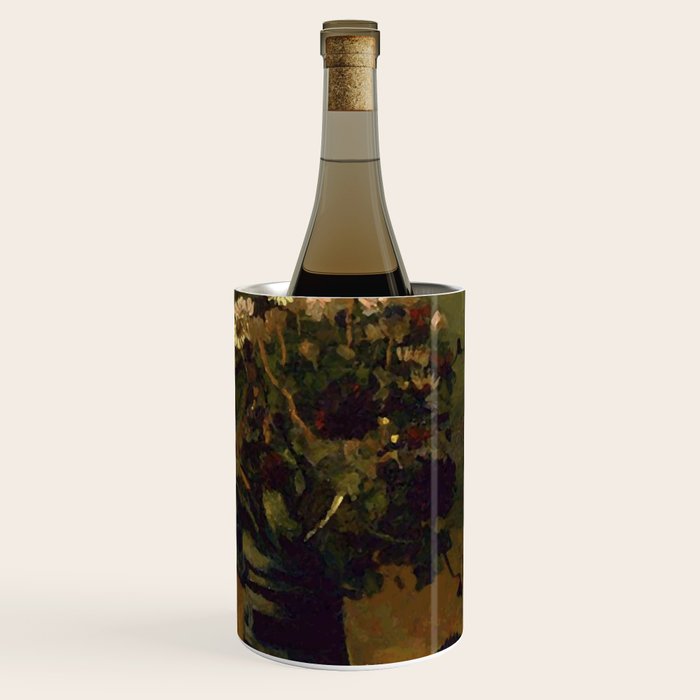 Van Gogh Still Life Bouquet of Daisies Vector Art Wine Chiller Gallery Image 3