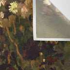 Van Gogh Still Life Bouquet of Daisies Vector Art Wall Tapestry Gallery Image 3