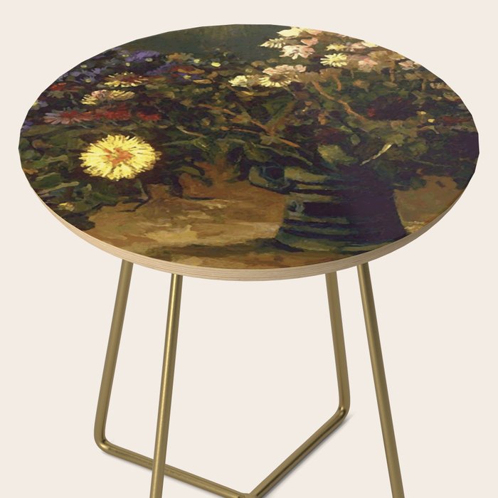 Van Gogh Still Life Bouquet of Daisies Vector Art Side Table Gallery Image 2