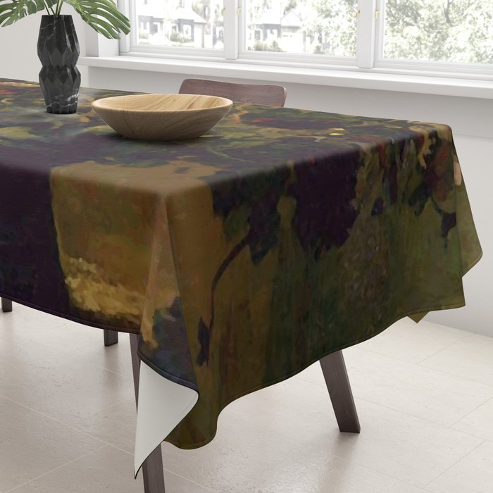 Van Gogh Still Life Bouquet of Daisies Vector Art Tablecloth Gallery Image 3
