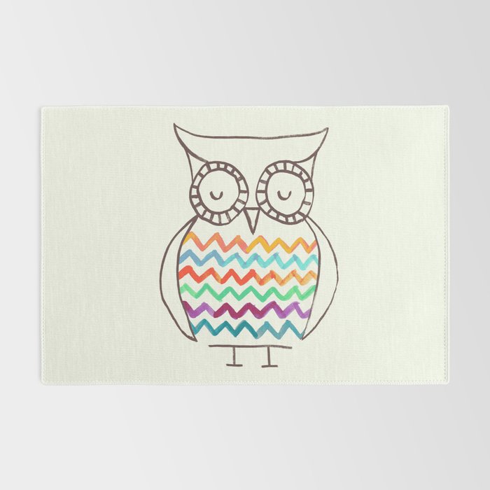 Chevron Owl Rug Gallery Image 2