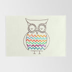 Chevron Owl Rug Gallery Image 2