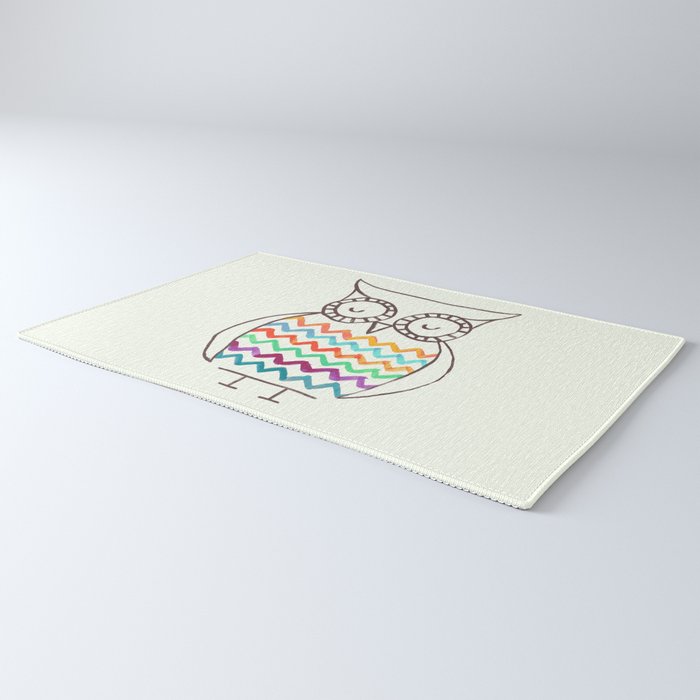 Chevron Owl Rug Gallery Image 3