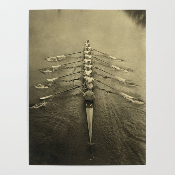 Rowing - Cambridge Crew, 1910 Poster Gallery Image 4
