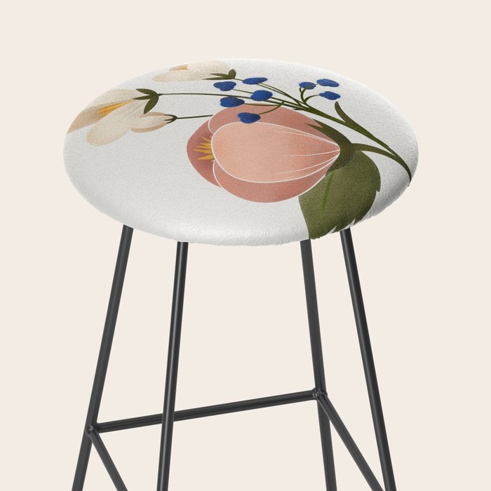 Delicate florals Stool Gallery Image 2
