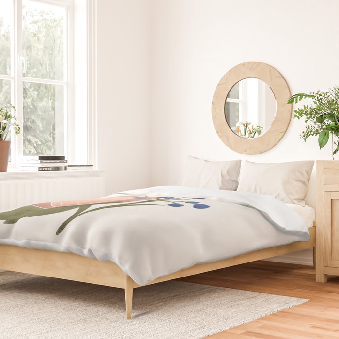 Delicate florals Duvet Cover Gallery Image 2