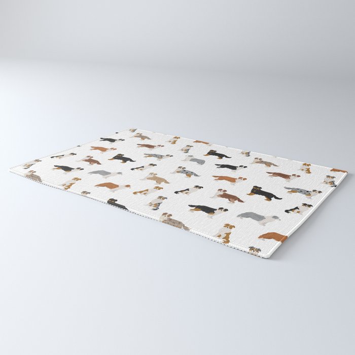 Australian Shepherd Colors Pattern Rug Gallery Image 3