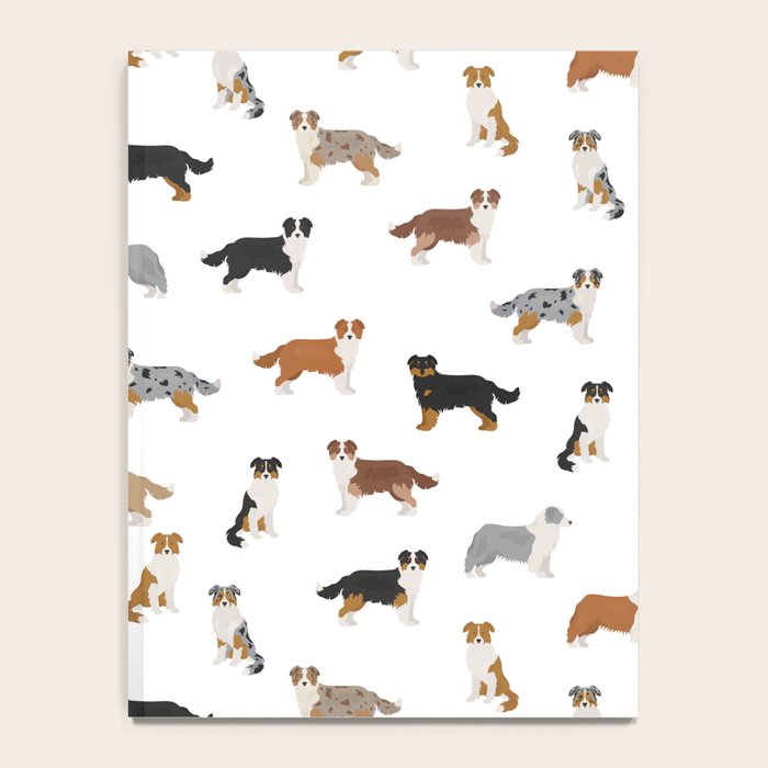 Australian Shepherd Colors Pattern Notebook Gallery Image 4