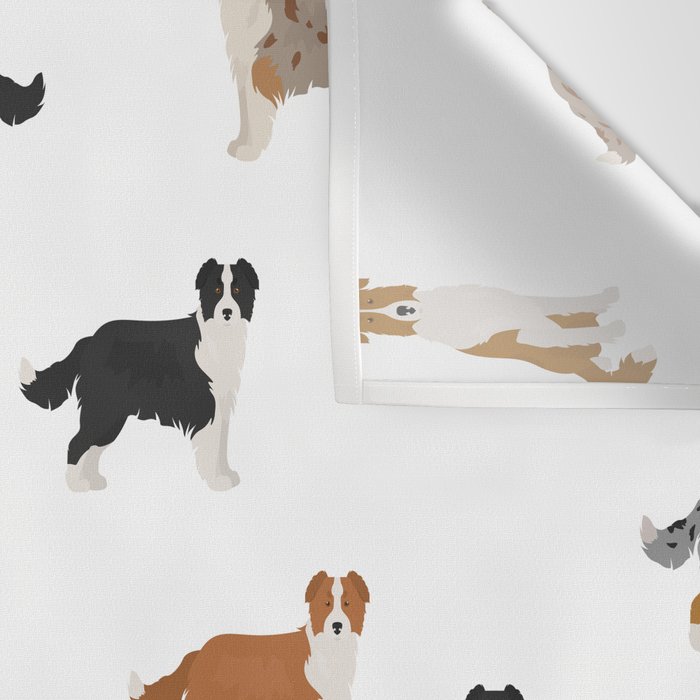 Australian Shepherd Colors Pattern Wall Tapestry Gallery Image 3