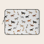Australian Shepherd Colors Pattern Laptop Sleeve Gallery Image 1