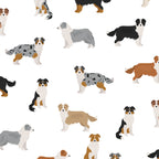 Australian Shepherd Colors Pattern Coffee Mug Gallery Image 2