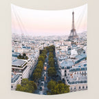 Paris City Wall Tapestry Gallery Image 4