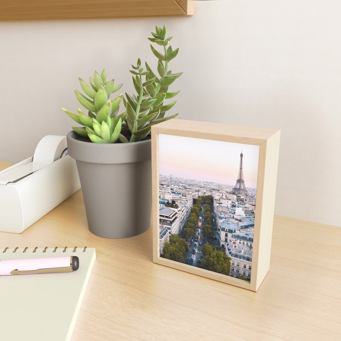 Paris City Mini Art Print Gallery Image 2