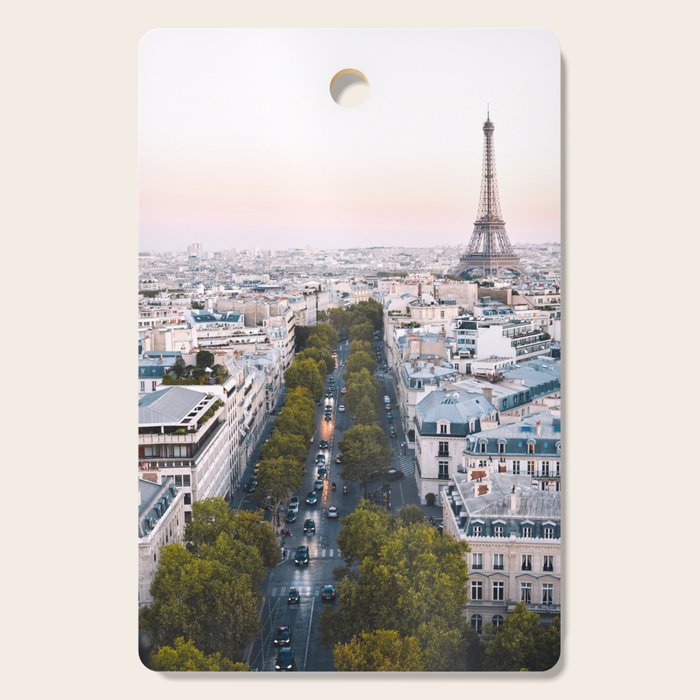 Paris City Cutting Board Gallery Image 1