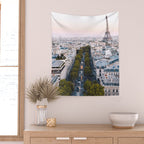 Paris City Wall Tapestry Gallery Image 2