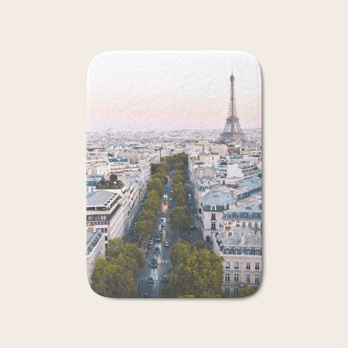 Paris City Bath Mat Gallery Image 1