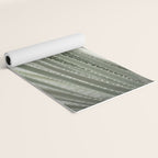 Yucca leaves pattern in sage green   Summer nature and travel photography Yoga Mat Gallery Image 2