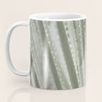 Yucca leaves pattern in sage green   Summer nature and travel photography Coffee Mug Gallery Image 3