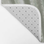 Yucca leaves pattern in sage green   Summer nature and travel photography Bath Mat Gallery Image 2