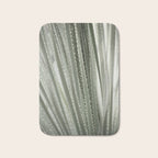 Yucca leaves pattern in sage green   Summer nature and travel photography Bath Mat Gallery Image 1