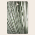 Yucca leaves pattern in sage green   Summer nature and travel photography Cutting Board Gallery Image 1