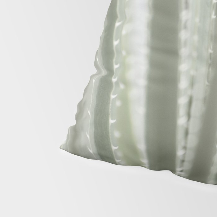 Yucca leaves pattern in sage green   Summer nature and travel photography Pillow Sham Gallery Image 4