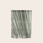 Yucca leaves pattern in sage green   Summer nature and travel photography Wall Hanging Gallery Image 1