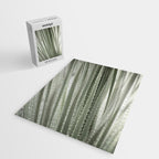 Yucca leaves pattern in sage green   Summer nature and travel photography Jigsaw Puzzle Gallery Image 2