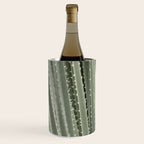 Yucca leaves pattern in sage green   Summer nature and travel photography Wine Chiller Gallery Image 1