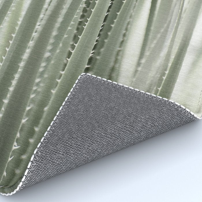 Yucca leaves pattern in sage green   Summer nature and travel photography Rug Gallery Image 4