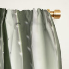 Yucca leaves pattern in sage green   Summer nature and travel photography Window Curtain Gallery Image 2