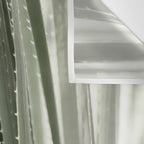 Yucca leaves pattern in sage green   Summer nature and travel photography Wall Tapestry Gallery Image 3