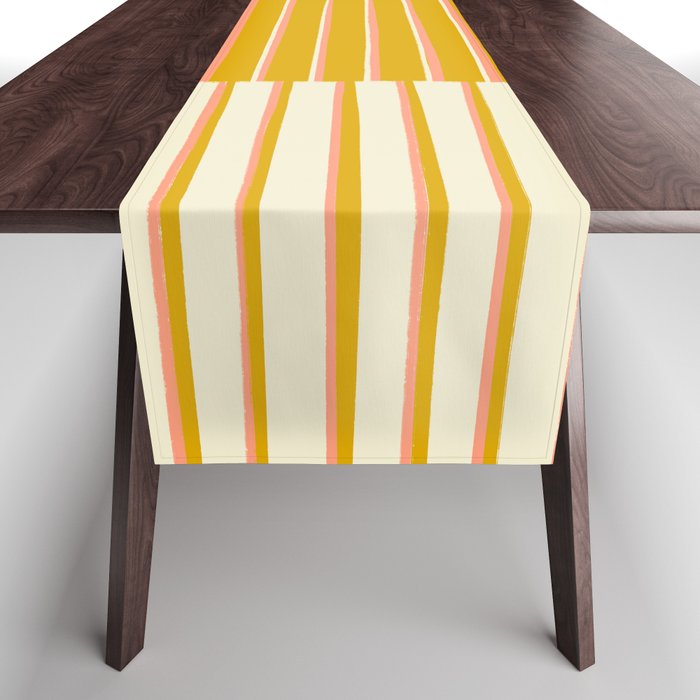 Peach, Tulip & Cream | PATTERN 09: The Retro Edition Table Runner Gallery Image 1