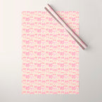 Pink Bows Wrapping Paper Gallery Image 1