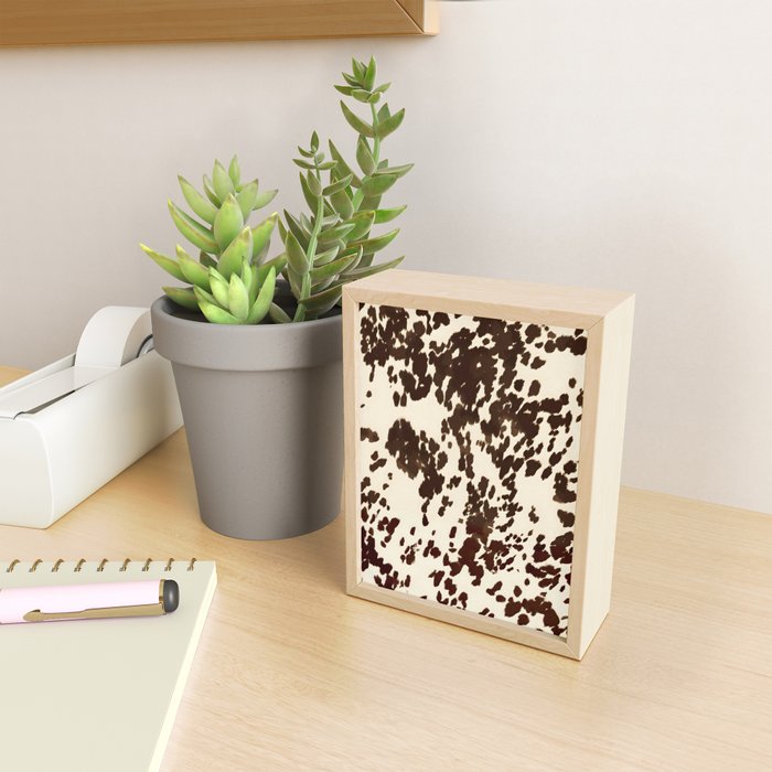 Textured Speckled Cow Mini Art Print Gallery Image 2
