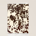 Textured Speckled Cow Stationery Card Gallery Image 2