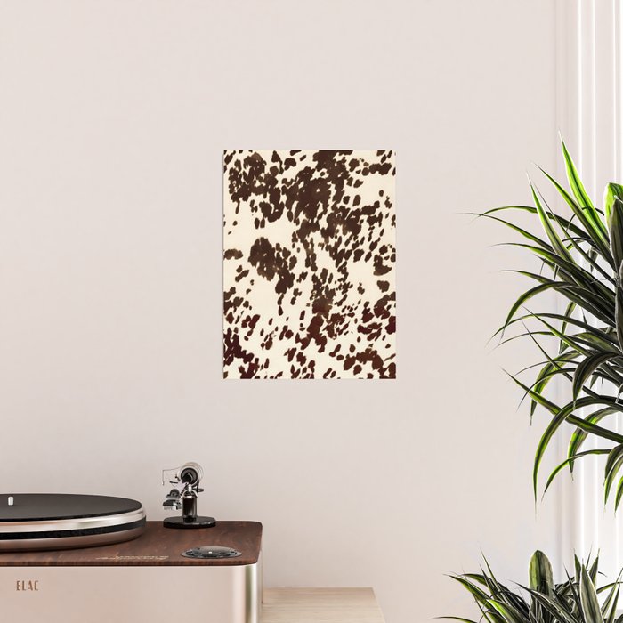 Textured Speckled Cow Poster Gallery Image 2