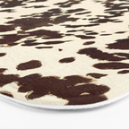 Textured Speckled Cow Bath Mat Gallery Image 3