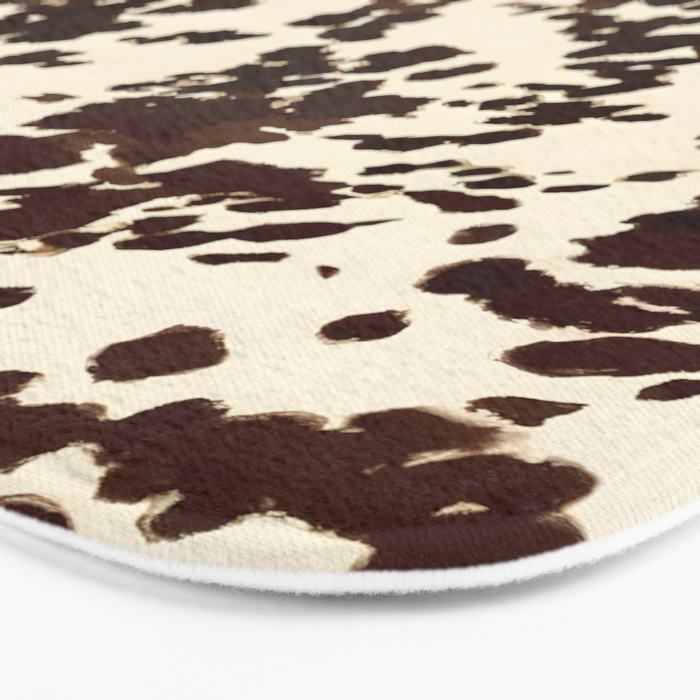 Textured Speckled Cow Bath Mat Gallery Image 3