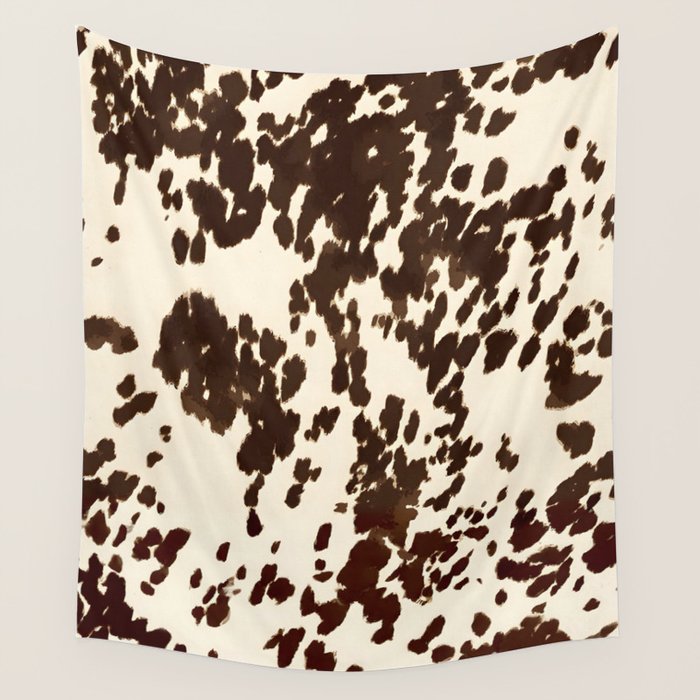 Textured Speckled Cow Wall Tapestry Gallery Image 4