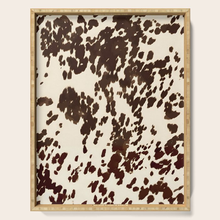 Textured Speckled Cow Serving Tray Gallery Image 1
