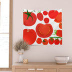 Tomato Harvest Wall Tapestry Gallery Image 2