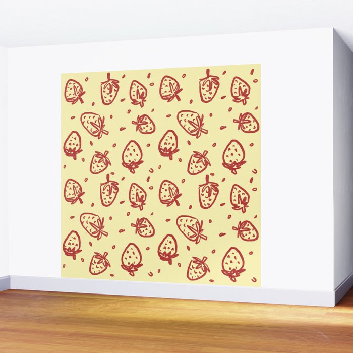 Strawberry Sundae Wall Mural Gallery Image 2