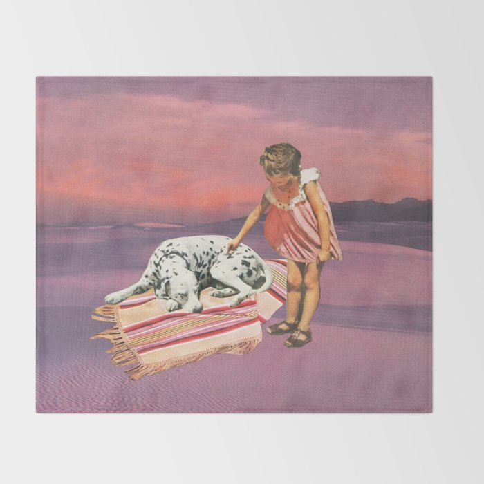 Napping Puppy Throw Blanket Gallery Image 2