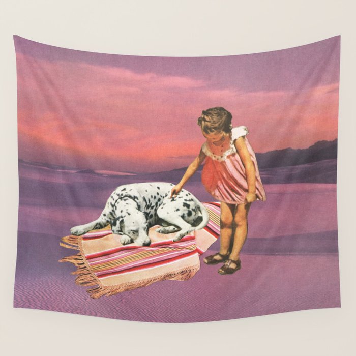 Napping Puppy Wall Tapestry Gallery Image 1