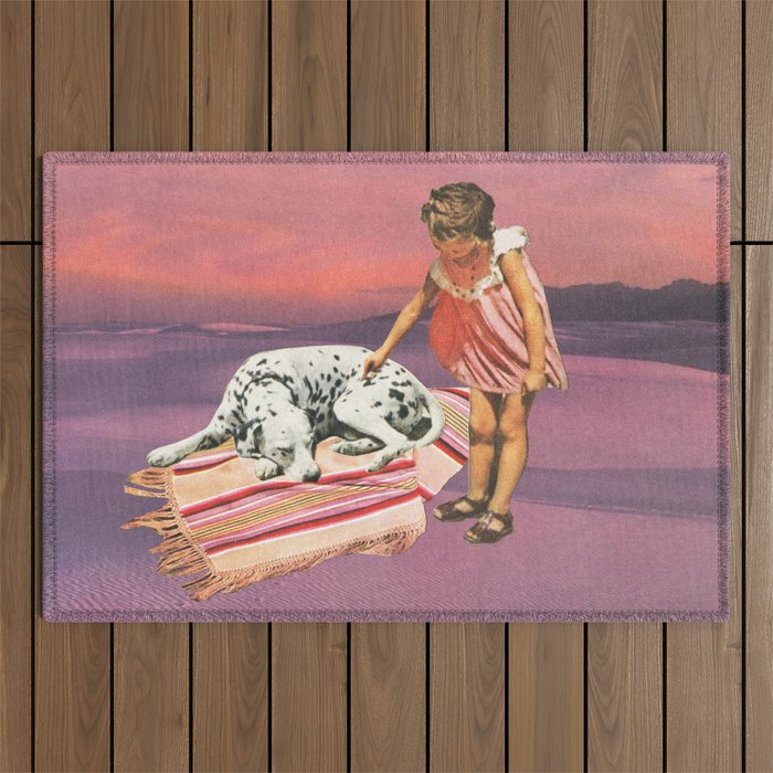 Napping Puppy Outdoor Rug Gallery Image 1