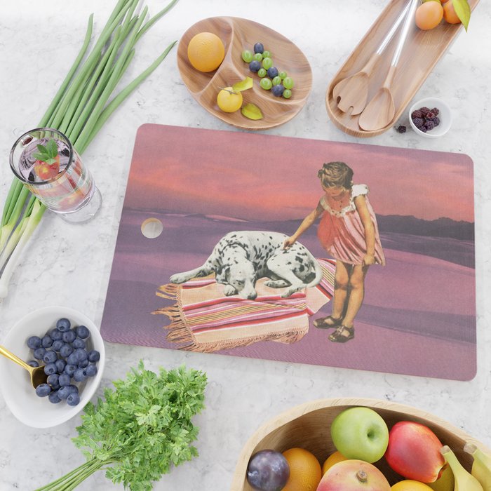 Napping Puppy Cutting Board Gallery Image 2