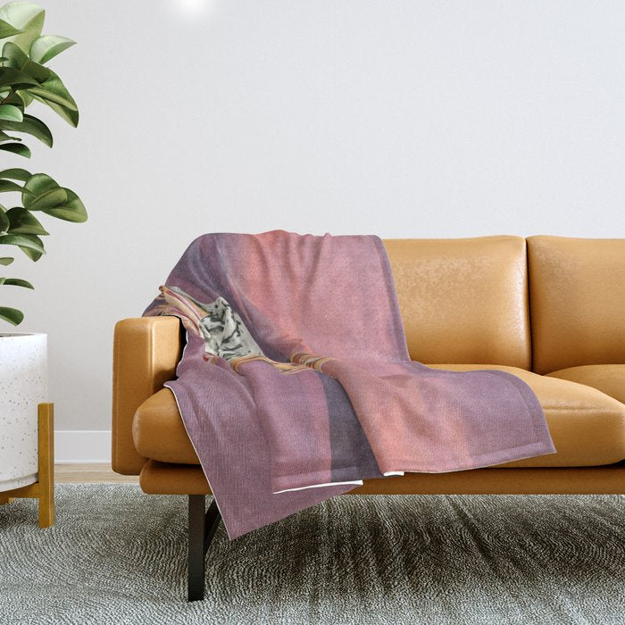 Napping Puppy Throw Blanket Gallery Image 1