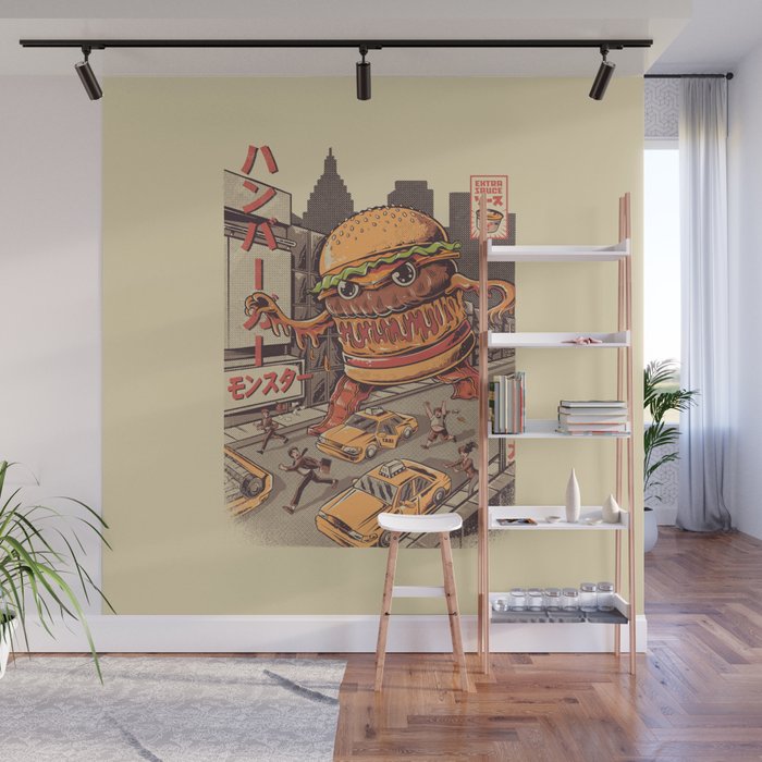 Burgerzilla Wall Mural Gallery Image 1